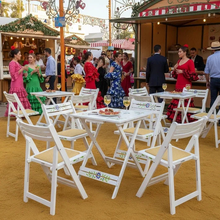 Sillas sevillanas, mesas y conjuntos: guía completa para elegir el mobiliario perfecto