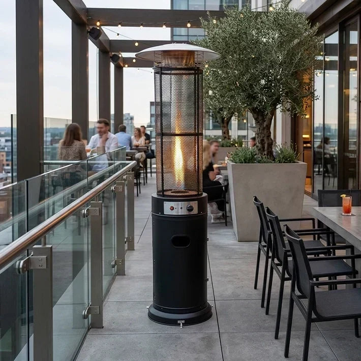 Estufa de gas o eléctrica en hostelería: cuál elegir según tu terraza
