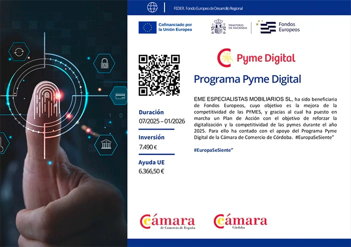EME Mobiliario, beneficiaria del Programa Pyme Digital de la Cámara de Comercio de Córdoba