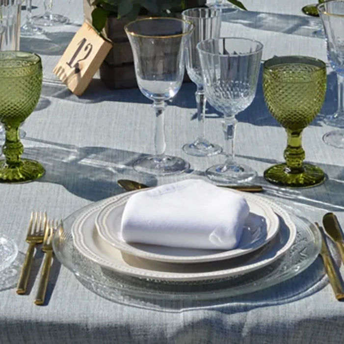 Alt Bajoplato Cristal Labrado Para Eventos EME Mobiliario