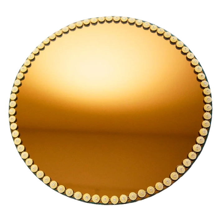 Alt Bajoplato Espejo Oro Para Eventos y Hostelería EME Mobiliario