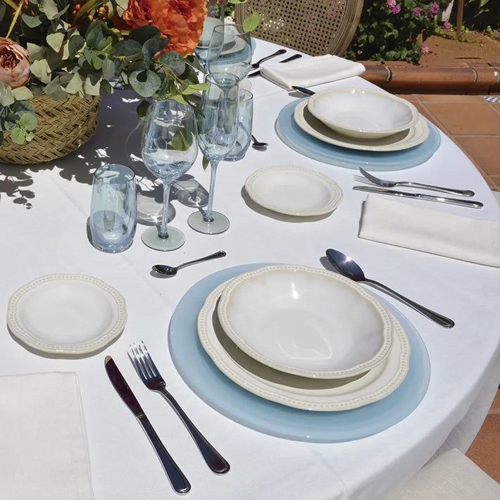 Alt Bajoplato Espiral Azul con diámetro 33cm Para Eventos y Hostelería EME Mobiliario