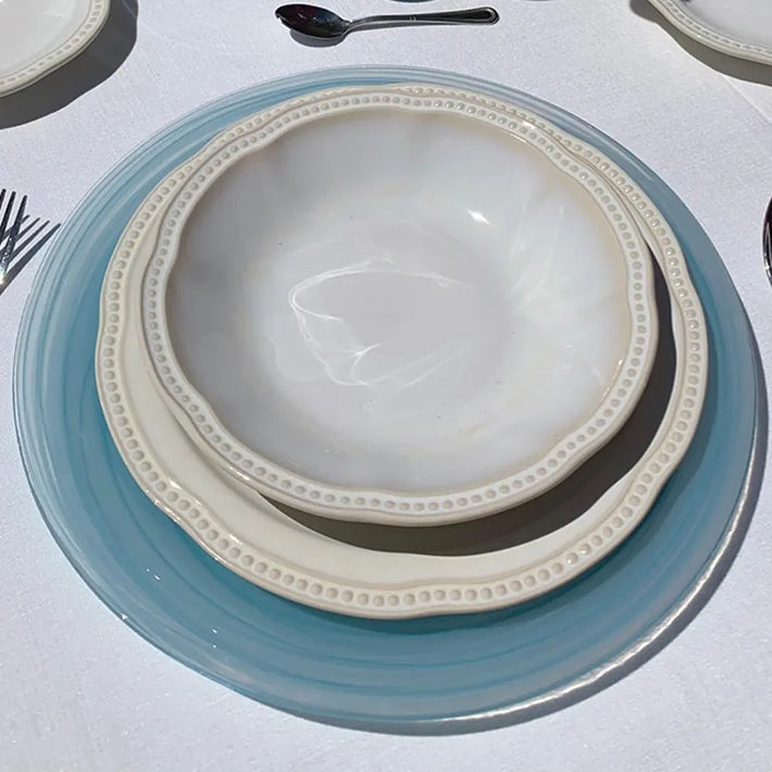 Alt Bajoplato Espiral Azul con diámetro 33cm Para Eventos y Hostelería EME Mobiliario