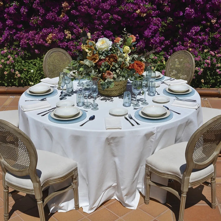 Alt Bajoplato Espiral Azul Para Eventos y Hostelería EME Mobiliario