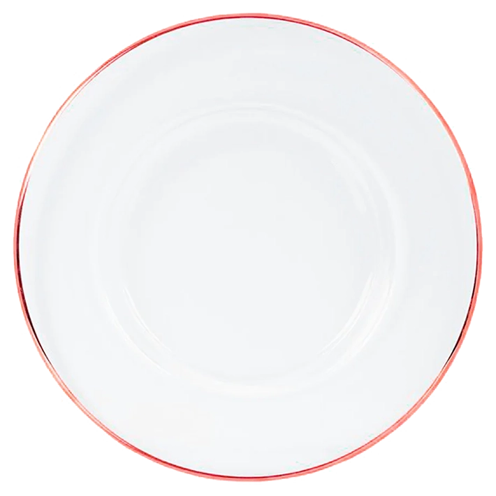 Alt Bajoplato transparente de cristal Filo Oro Rosa EME Mobiliario