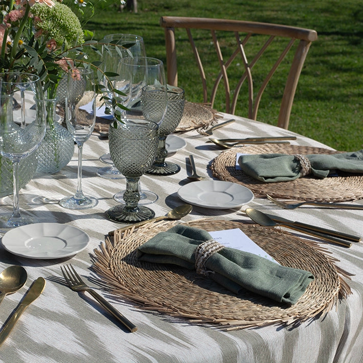 Alt Bajoplatos De Flecos Natural Para Eventos y Hostelería EME Mobiliario