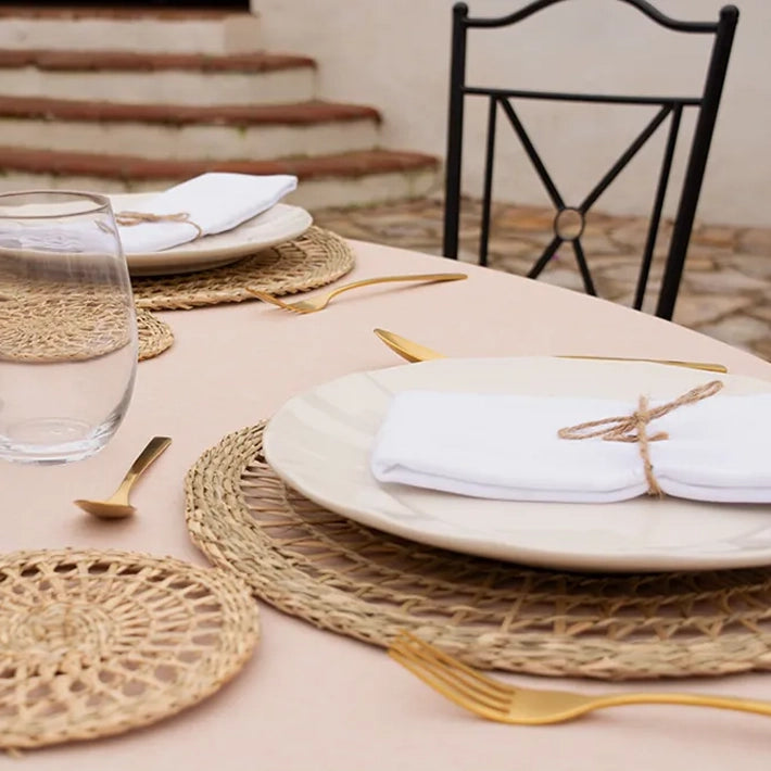 Alt Bajoplato Mimbre Trenzado Para Eventos y Hostelería EME Mobiliario