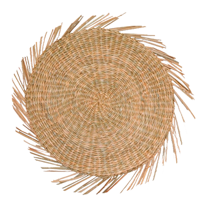 Alt Bajoplato Con Flecos Para Eventos EME Mobiliario