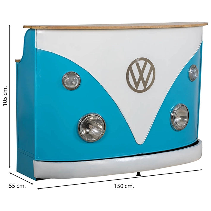Alt Barra Decorativa Furgoneta Volkswagen perfecta para darle un toque divertido a cualquier rincón