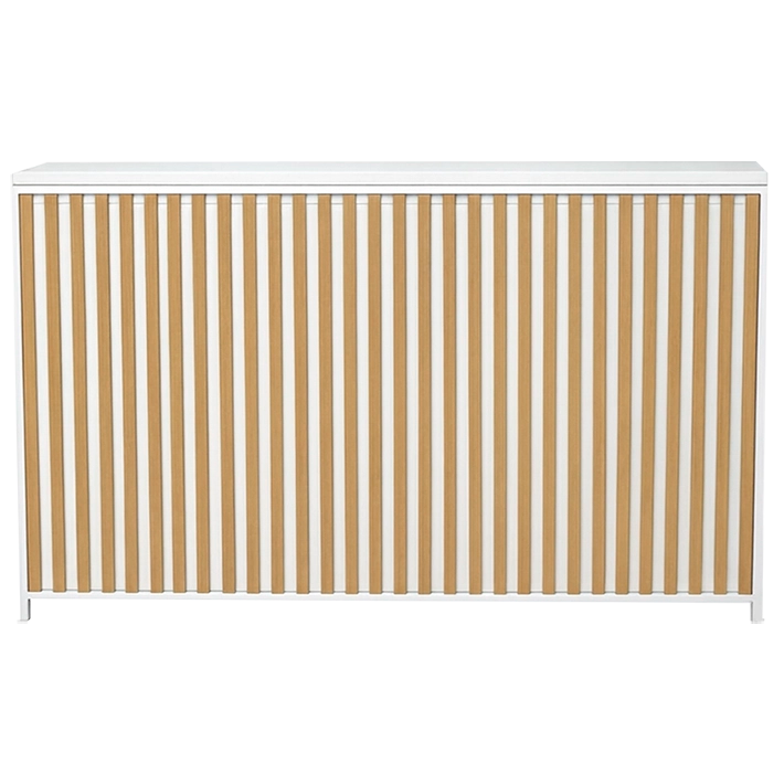 Alt Barra Imitacion Madera Blanca fabricado con acero perfecto para el uso intensivo profesional