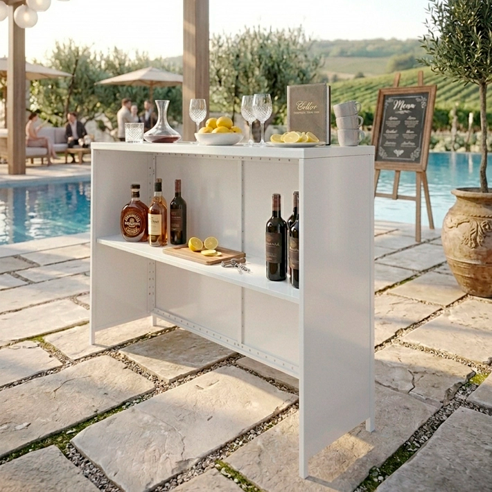 Barra Plegable Mallorca Blanca