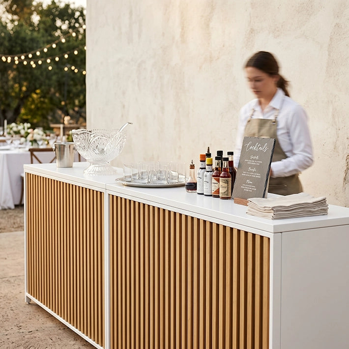 Barra Plegable Mallorca Blanca