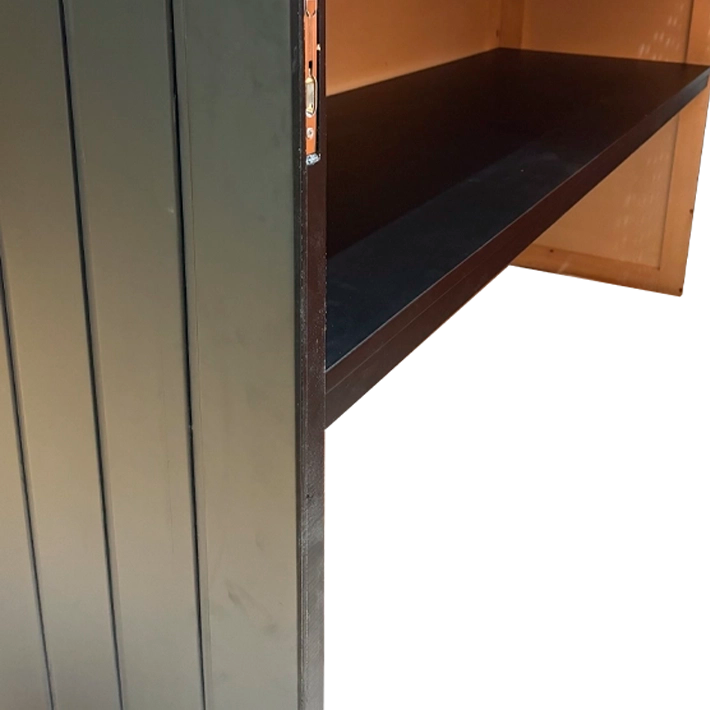 Alt Barra de Madera Plegable Listones Negros de grandes dimensiones para eventos y hostelería EME Mobiliario
