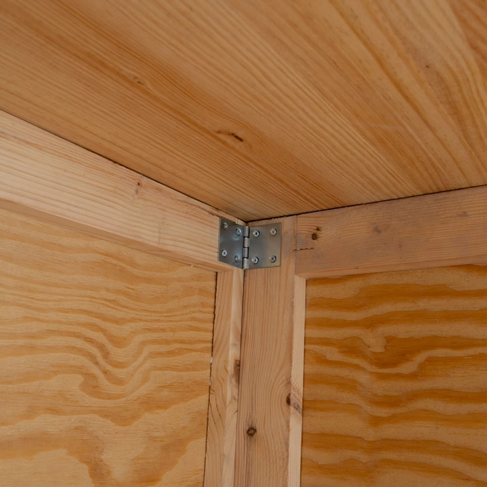 Alt Barra de Madera Plegable para hostelería modelo Atenas fabricada en madera de pino con un bonito diseño geométrico en color natural EME Mobiliario 