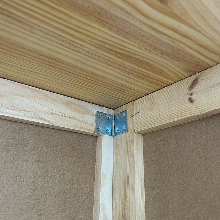 Barra De Madera Plegable Tebas Blanco