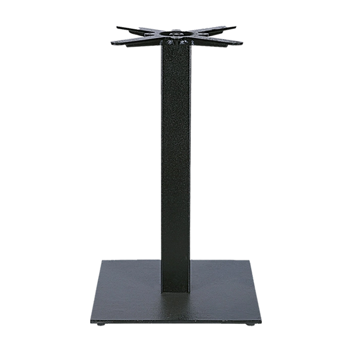 Alt Bases de Mesas Cuadradas fabricadas en acero para hostelería de color negro EME Mobiliario