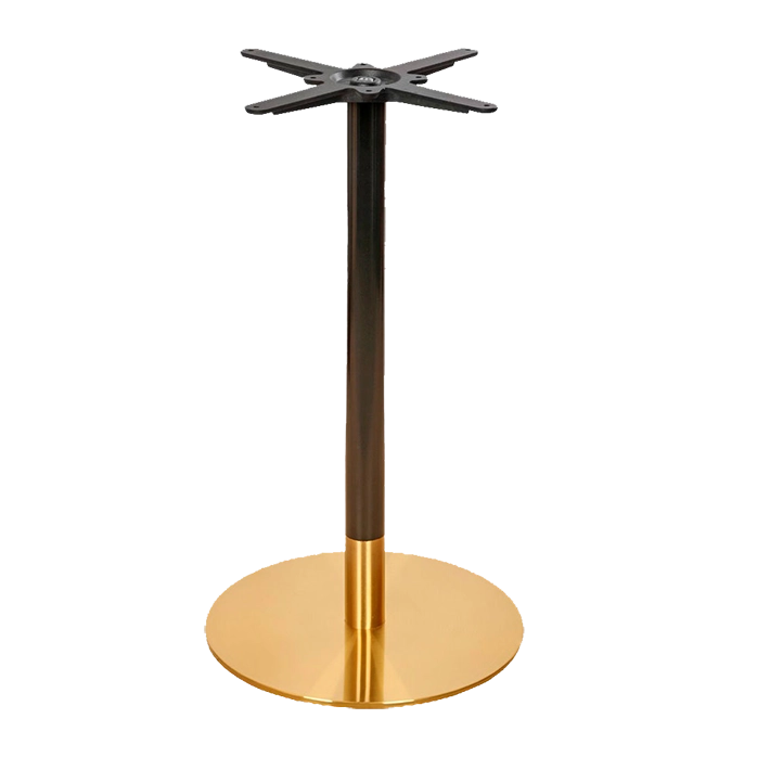 Alt Base de mesa bajas para hostelería con pie dorado EME Mobiliario