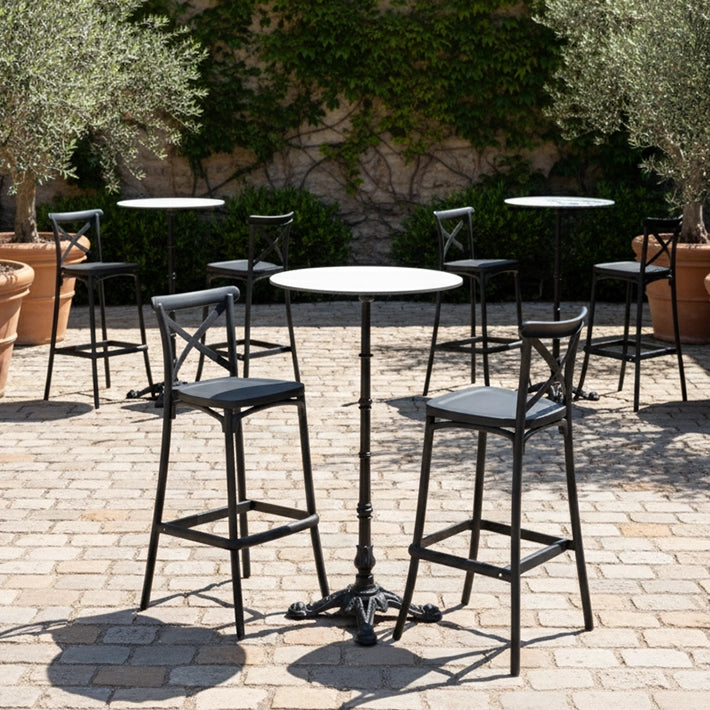 Alt Bases De Acero Estilo Bistró diseñadas para el sector de la hostelería. Para usos profesionales EME Mobiliario