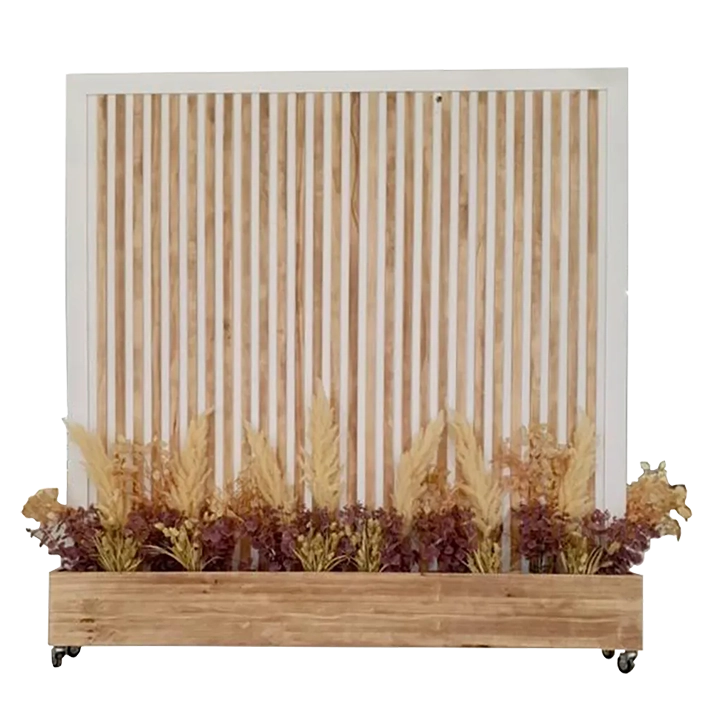 Alt Biombo De Madera Blanco para separar ambientes y espacios EME Mobiliario