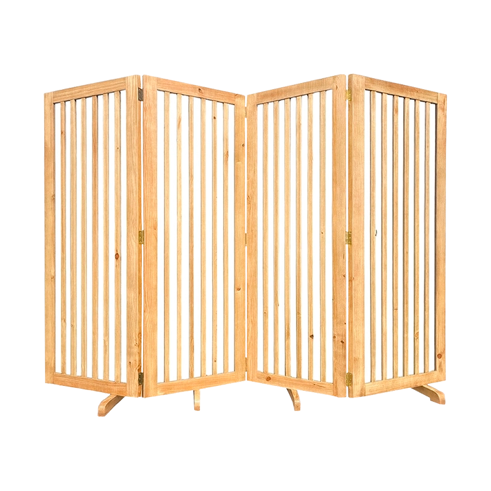 Alt Biombo Madera Blanco Natural separador de ambientes perfecto para el uso intensivo profesional