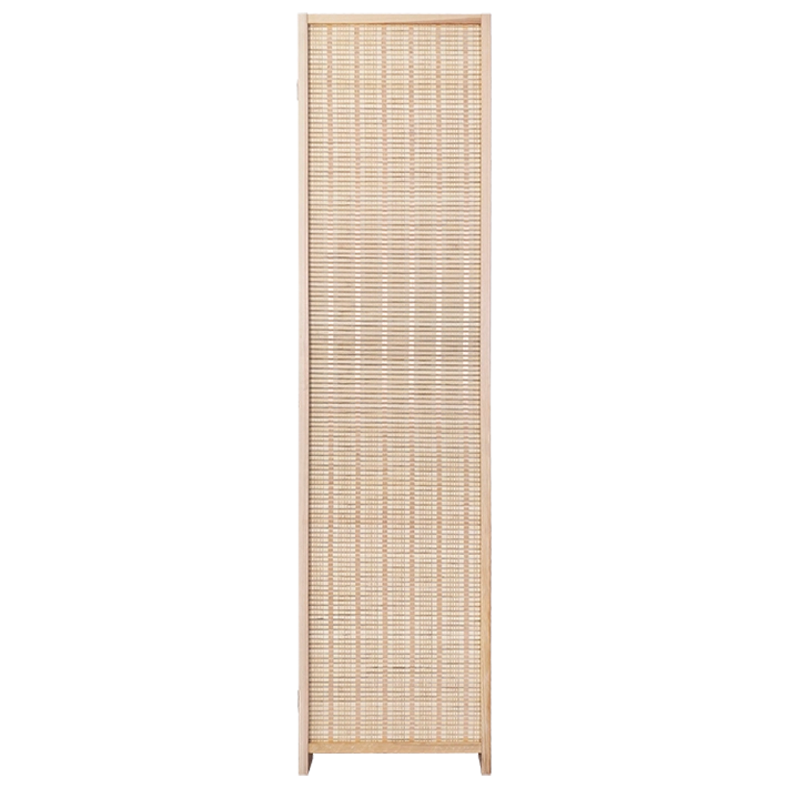 Alt Biombo Natural de 4 paneles. Separador de ambientes de madera EME Mobiliario
