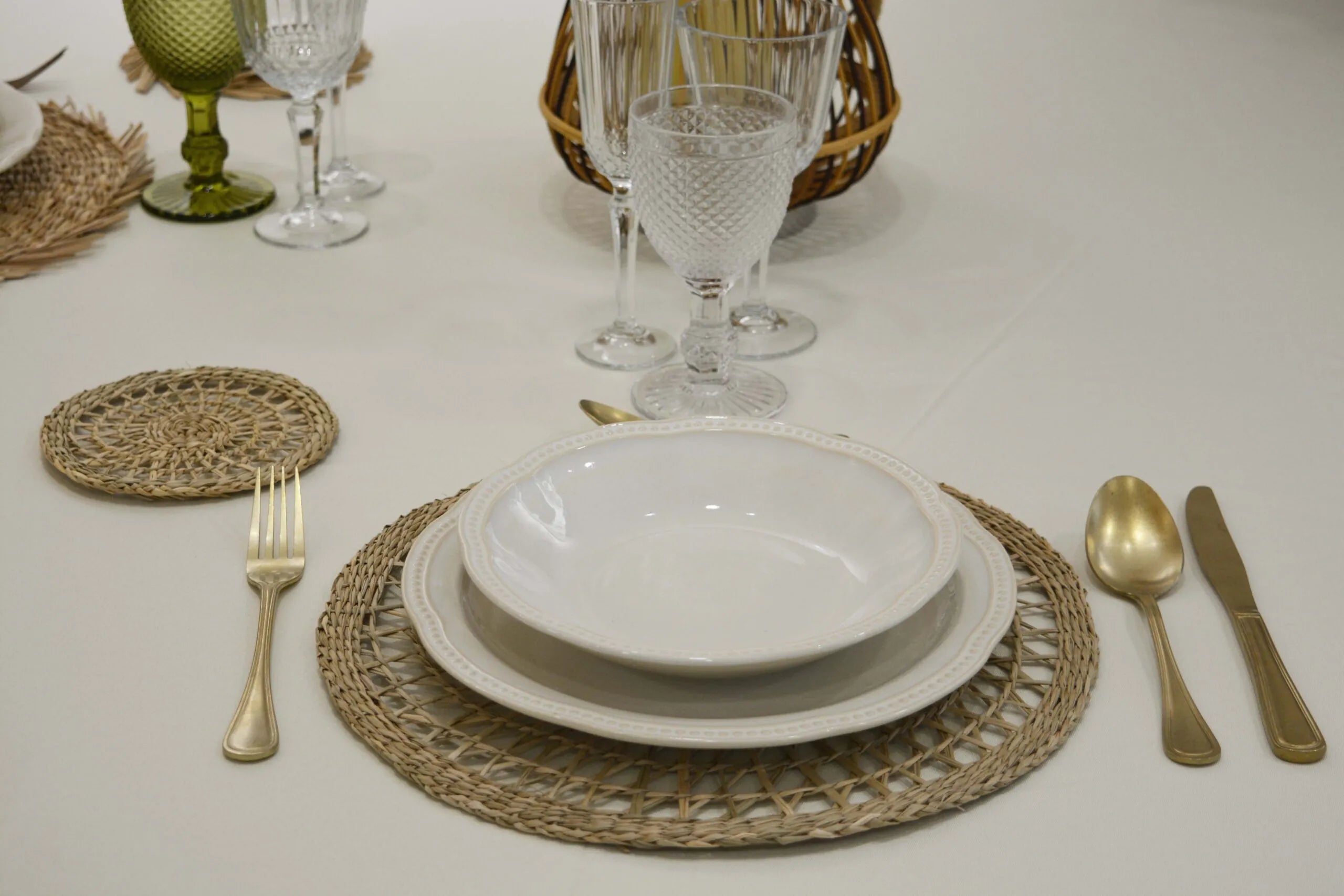 Alt Manteles de Color Blanco Roto ideales para un uso intensivo EME Mobiliario