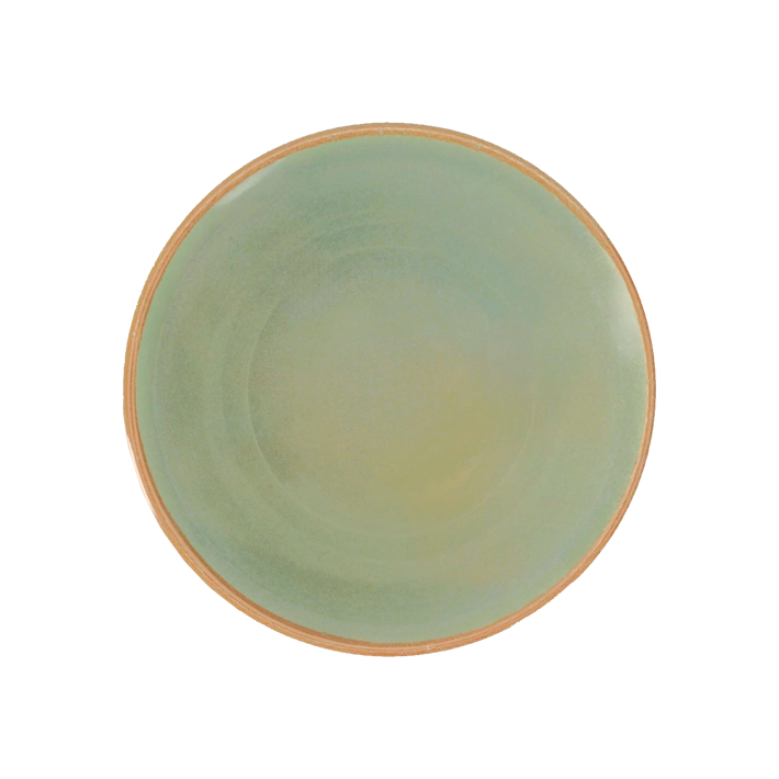 Alt Vajilla Oliva, elegante y sencilla, fabricada en porcelana ideal para usar en hostelería 