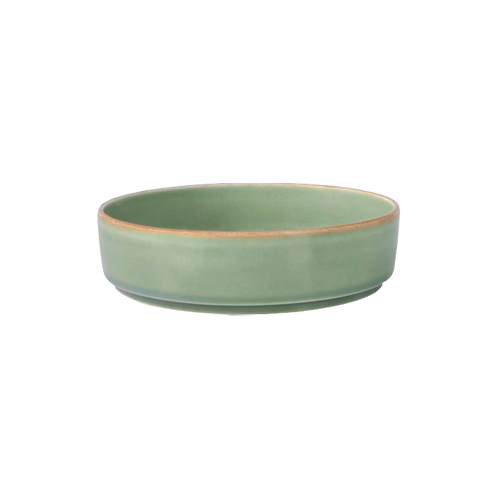 Alt Vajilla Oliva, elegante y sencilla, fabricada en porcelana ideal para usar en hostelería 