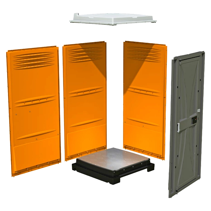 Cabina Vestuario Portátil fabricada con HDPE EME Mobiliario 