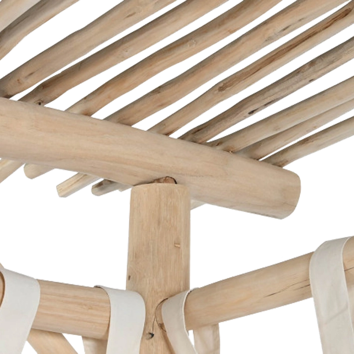 Alt Cama Chillout Teca fabricada de madera ideal para disfrutar en la zona exterior EME Mobiliario 