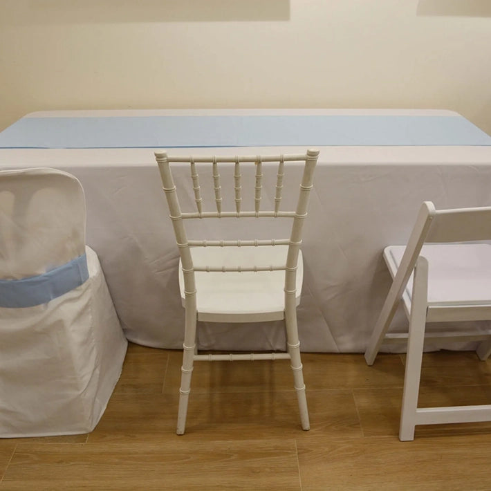 Alt Camino de mesa de color azul BASIC fabricado en 100% poliéster EME Mobiliario