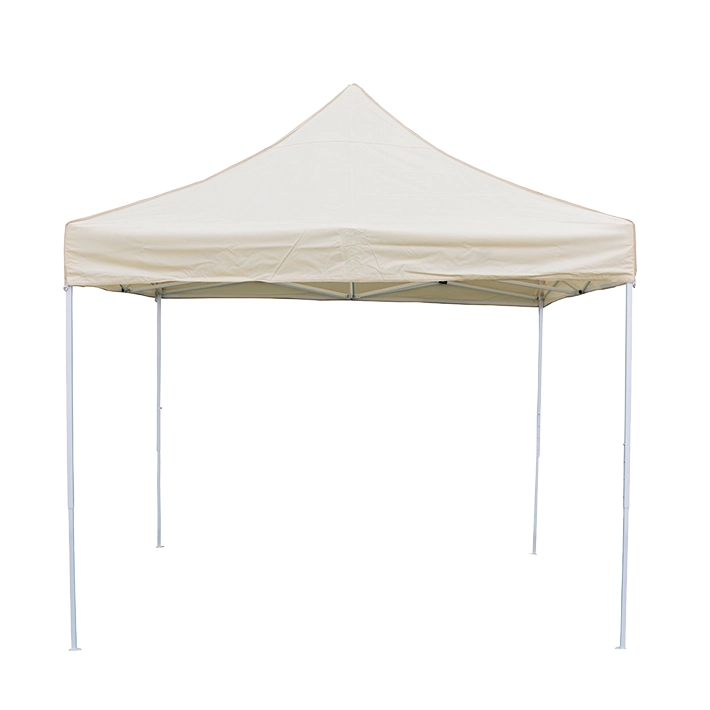 Alt Carpas Plegables con estructura de acero y lona 100% poliéster de color crema EME Mobiliario