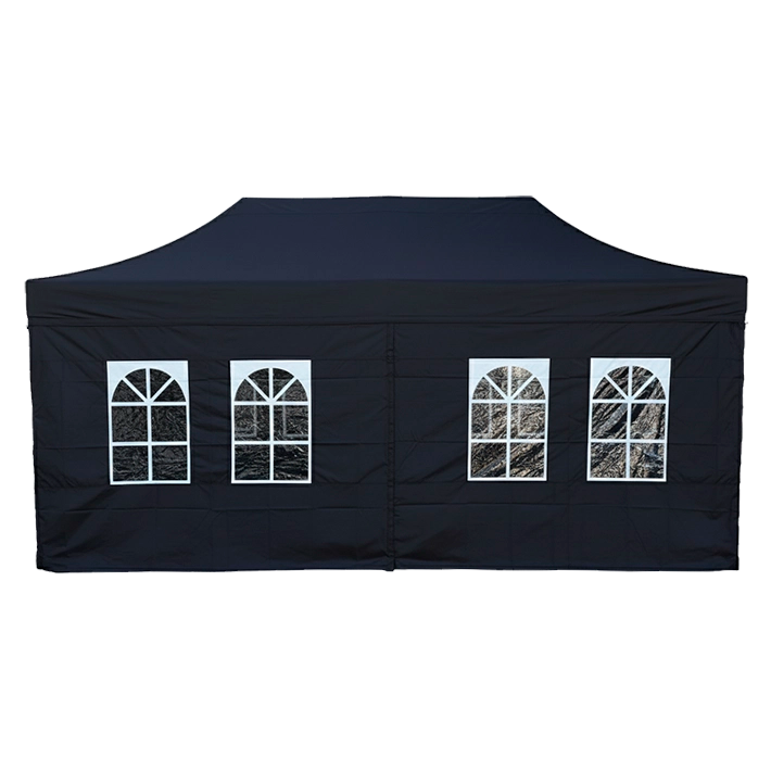 Alt Carpa Plegable Premium Completa 3x6 en color negro fabricada en aluminio y lona 100% poliéster 800D