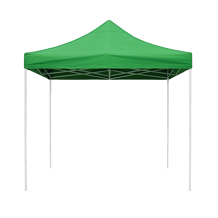 Alt Carpas Plegables con estructura de acero y lona 100% poliéster de color verde EME Mobiliario