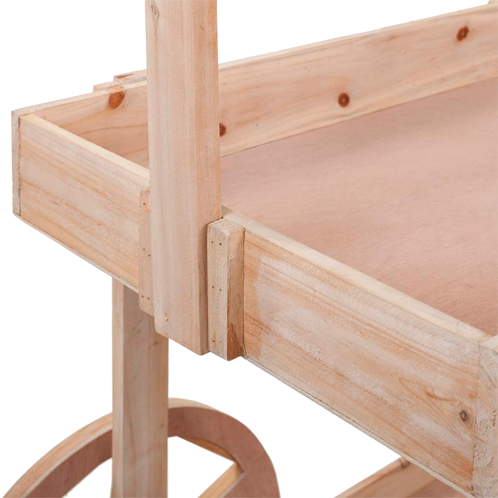 Alt Carro Decorativo Madera de grandes dimensiones para eventos y hostelería 