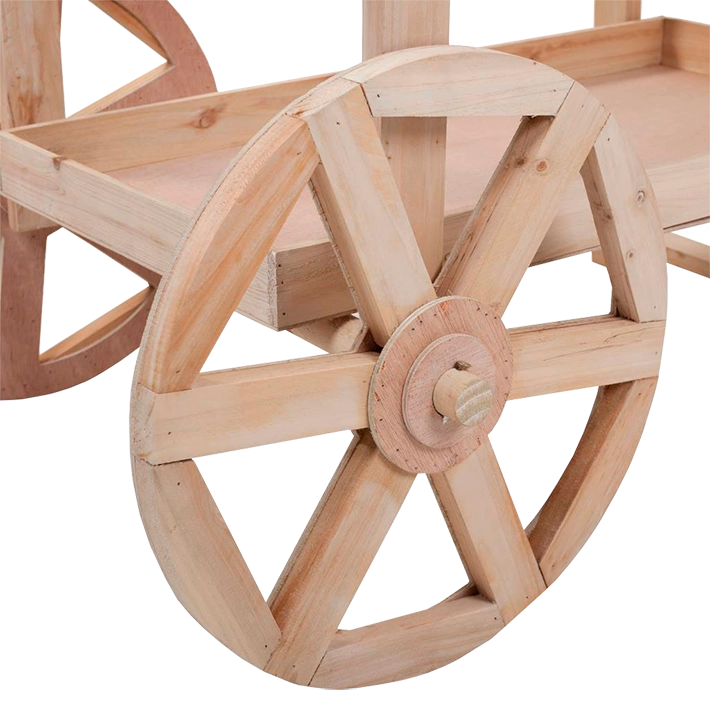 Alt Carro Decorativo Madera de grandes dimensiones para eventos y hostelería 