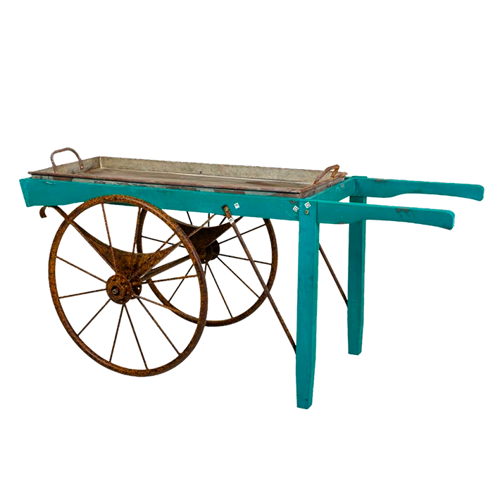 Alt Carro Decorativo Vintage fabricado con metal y madera para eventos