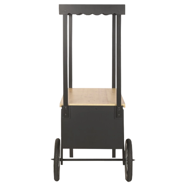 Alt Carro Expositor Metal y Madera ideal para usar en eventos y hostelería