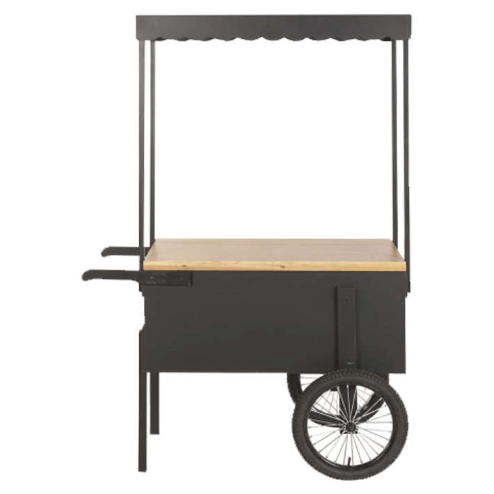 Alt Carro Expositor Metal y Madera ideal para usar en eventos y hostelería