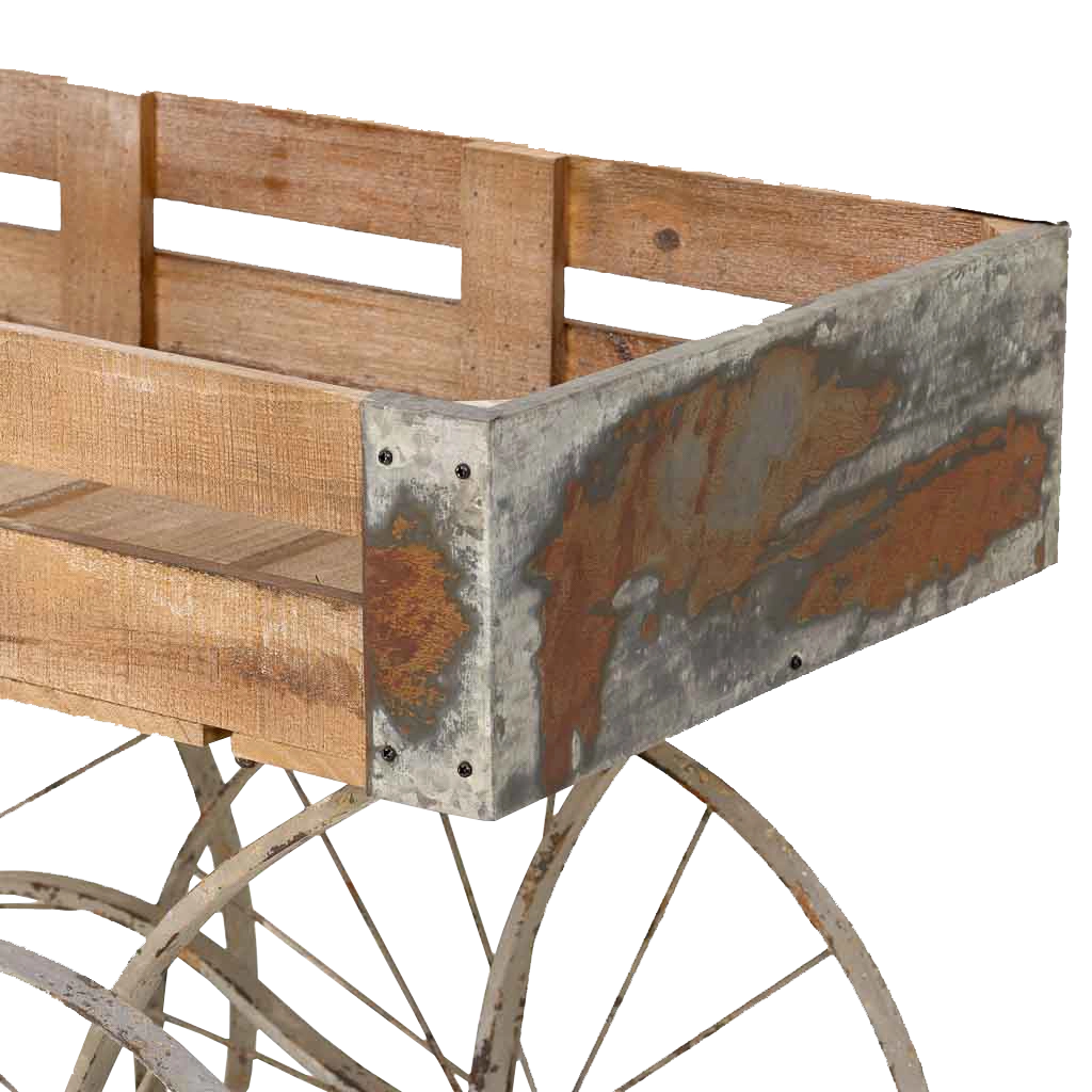 Alt Carro Decorativo Bicicleta fabricado en madera y metal ideal para usar en eventos