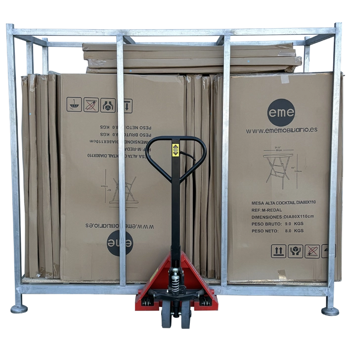 Alt Carro de Transporte de Mesas Plegables XL para eventos