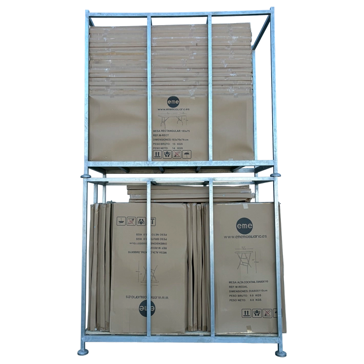 Alt Carro de Transporte de Mesas Plegables XL para eventos