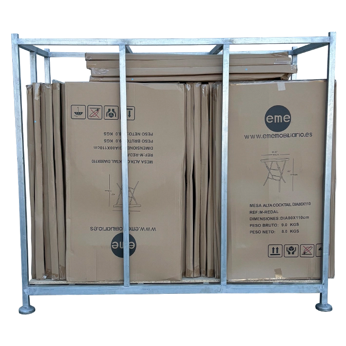 Carro de Transporte Apilable para Mesas Plegables XL