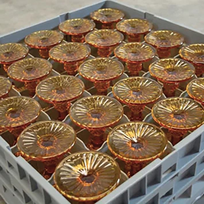 Alt Copas Talladas de Color Ámbar Para Eventos y Hostelería EME Mobiliario