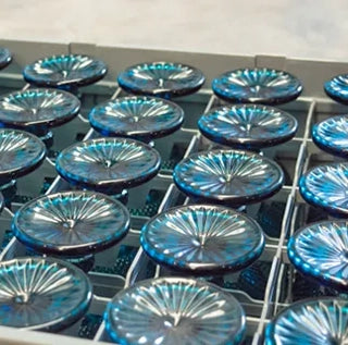 Alt Copas Talladas de Color Azul Para Eventos y Hostelería EME Mobiliario