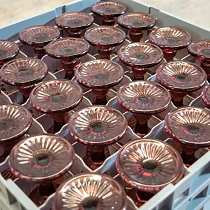 Alt Copas Talladas de Color Rosa Para Eventos y Hostelería EME Mobiliario