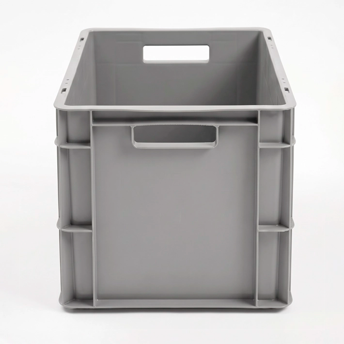 Cesta para Platos con asas con una capacidad de 31l ideal para el uso intensivo profesional en el transporte y almacenaje de platos