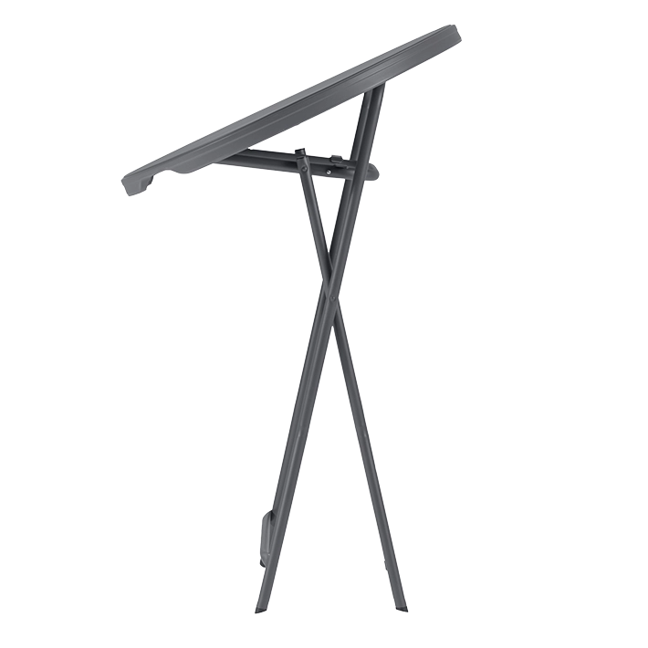 Alt Mesas Plegables en forma de cocktail diseñadas para eventos, caterings y hosteleria EME Mobiliario