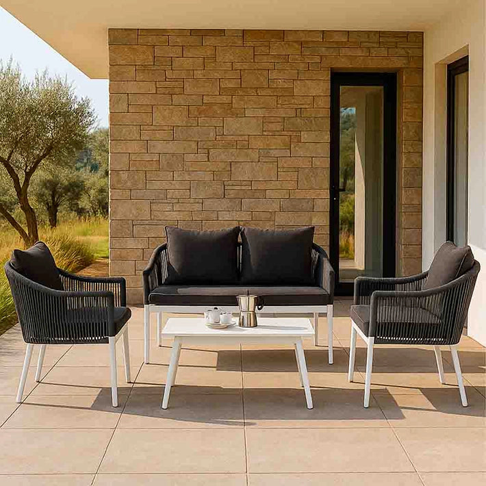 Conjunto Jardín Sillones Gris