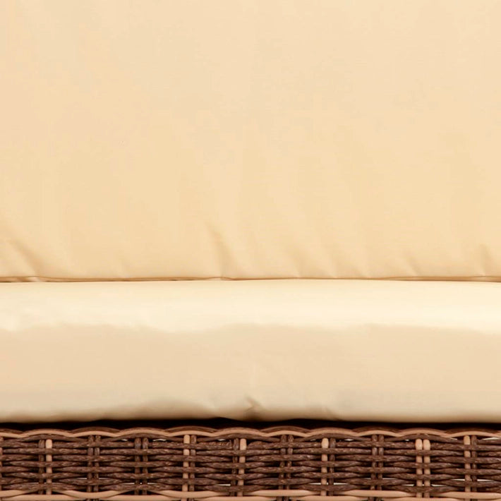 Alt Conjunto Jardín Ratán Sintético Trenzado Natural perfecto para usar en el exterior de tu vivienda 